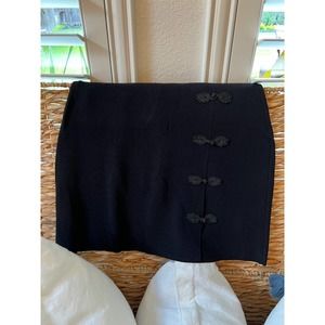 Mango knit skirt with size embroidery detail L